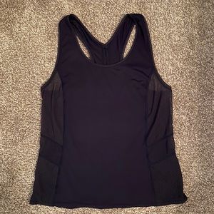 Lululemon polka dot mesh tank